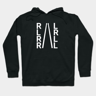 Paradiddle: RLRR LRLL Drum Rudiment Enthusiast Hoodie